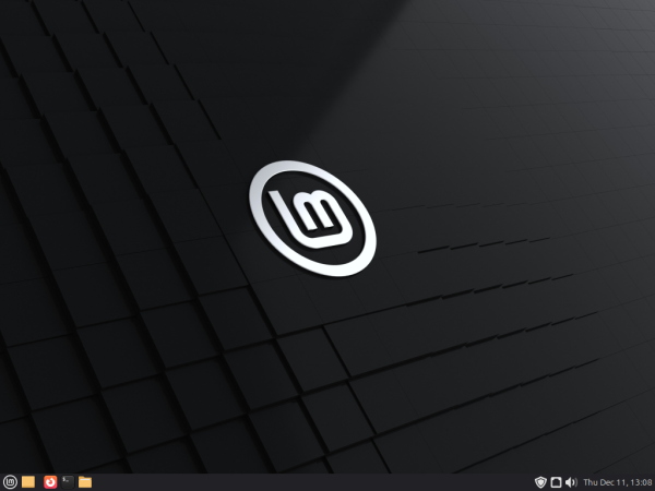 Image of the basic Linux Mint MATE layout